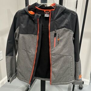 Boys waterproof fleece lined jacket size 14/16